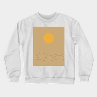 Abstract Sunset Crewneck Sweatshirt